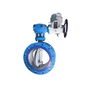 HK60-DFZ บัตเตอร์ฟลายวาล์วหน้าแปลนไฟฟ้าแบบหลายเลี้ยว