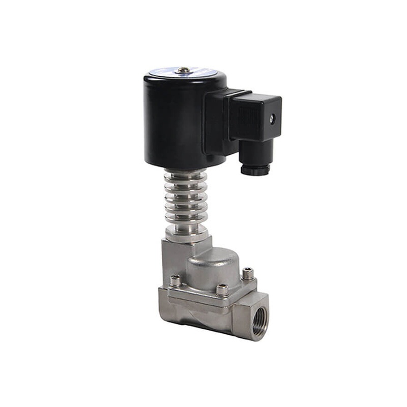 &Eacute;lectrovanne r&eacute;sistante aux hautes temp&eacute;ratures en acier inoxydable HK10-S