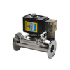 V&aacute;lvula solenoide el&eacute;ctrica sanitaria de calidad alimentaria con triple abrazadera HK0018