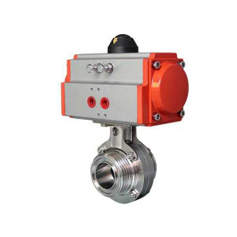 HK59-DW صمام الفراشة الصحي Penumatic