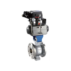 V&aacute;lvula de esfera pneum&aacute;tica com porta em V HK55-VF