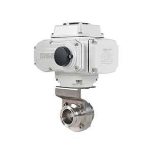 V&aacute;lvula de mariposa sanitaria el&eacute;ctrica HK60-DW
