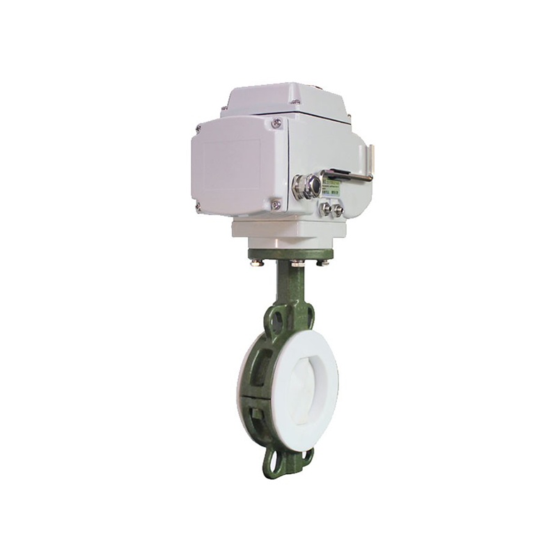 Injap Rama-Rama Berlapis PTFE Elektrik HK60-DC