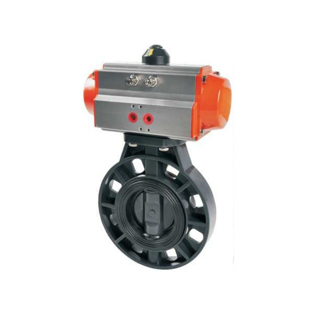 Vanne papillon pneumatique en PVC HK59-DP