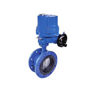 HK60-EX-DF วาล์วผีเสื้อหน้าแปลนไฟฟ้าป้องกันการระเบิด