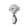 Injap Rama-Rama Berlapis PTFE Elektrik HK60-DC