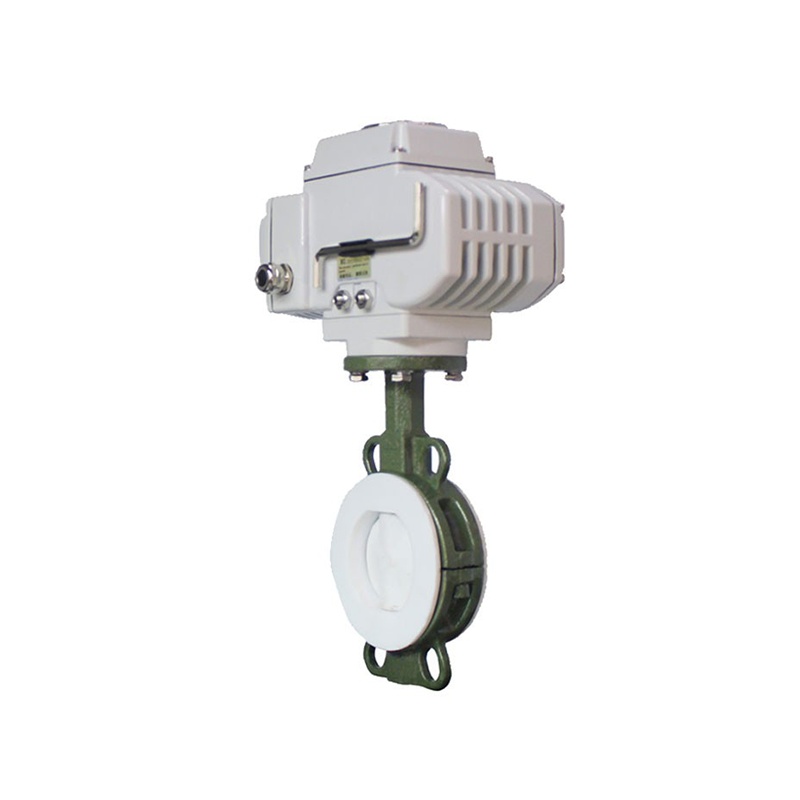 Injap Rama-Rama Berlapis PTFE Elektrik HK60-DC