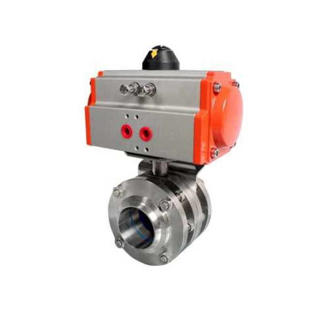 HK59-DW صمام الفراشة الصحي Penumatic