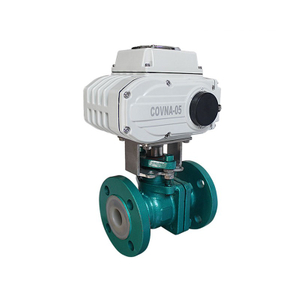 Электропневматический шаровой клапан